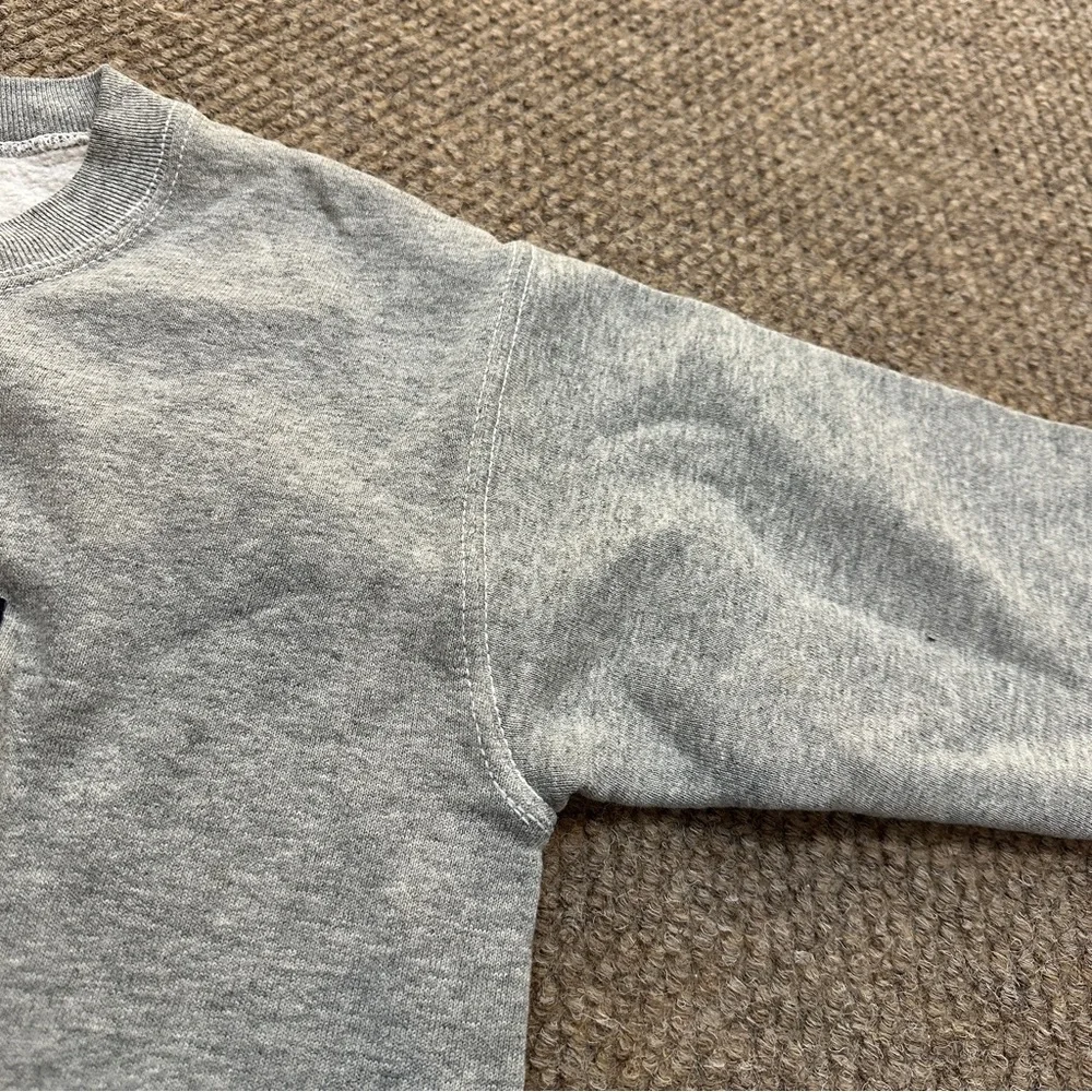 Vintage 90s Disney Mickey Mouse Gray Crew Neck Sweatshirt Kids Unisex Medium - Picture 7 of 12